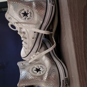 Converse Hightop Silver Everyday